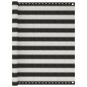 vidaXL Tela varanda PEAD 120x500 cm antracite e branco