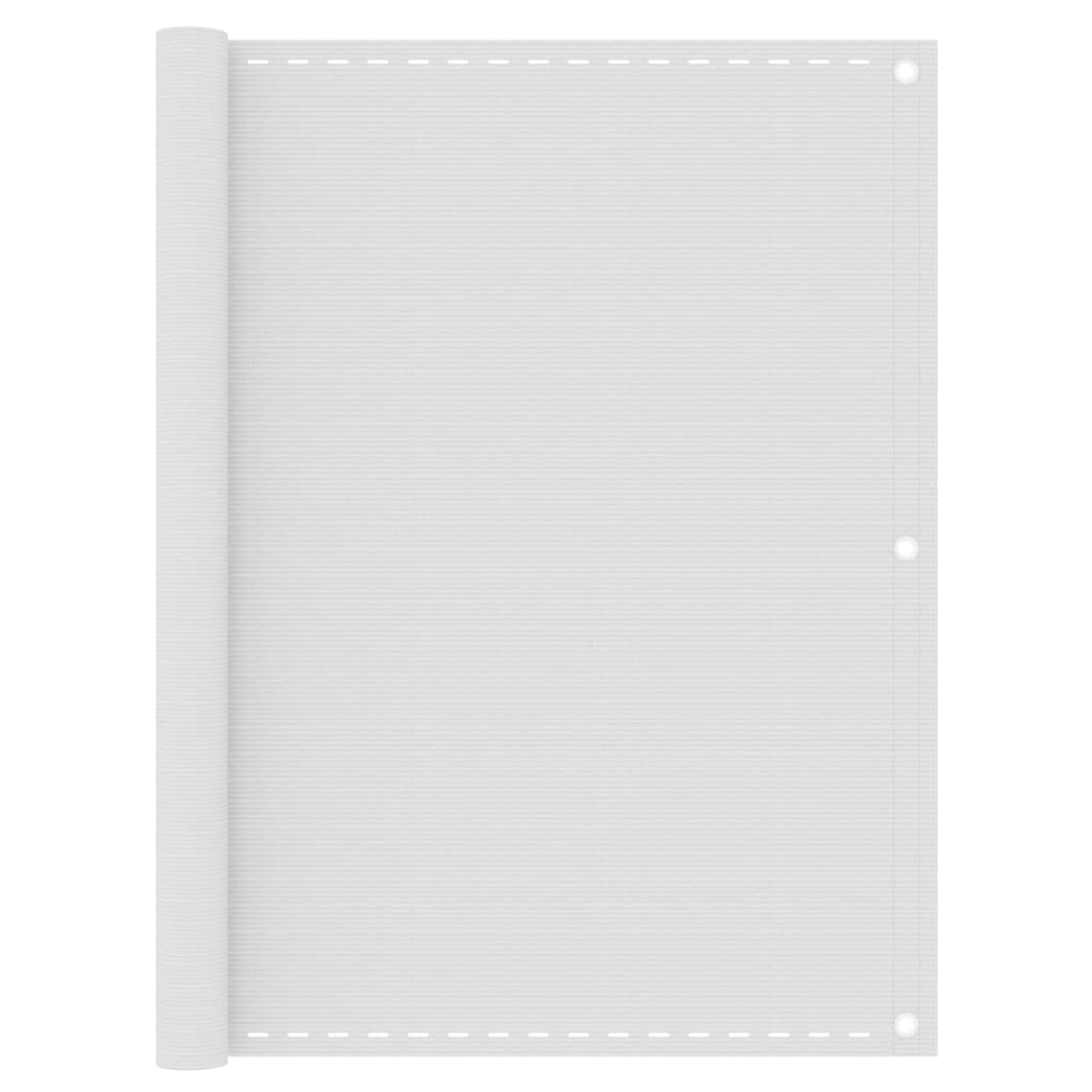 vidaXL Tela de varanda 120x400 cm PEAD branco 1