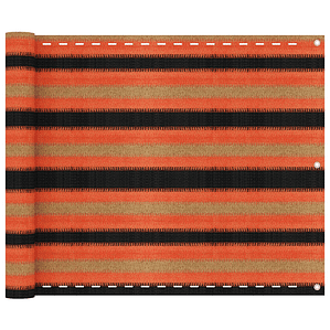 vidaXL Tela varanda PEAD 75x400 cm multicor