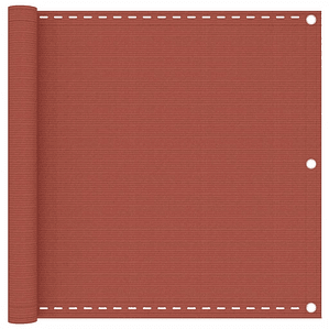 vidaXL Tela varanda PEAD 90x300 cm terracota