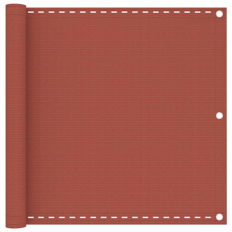 vidaXL Tela varanda PEAD 90x300 cm terracota 1