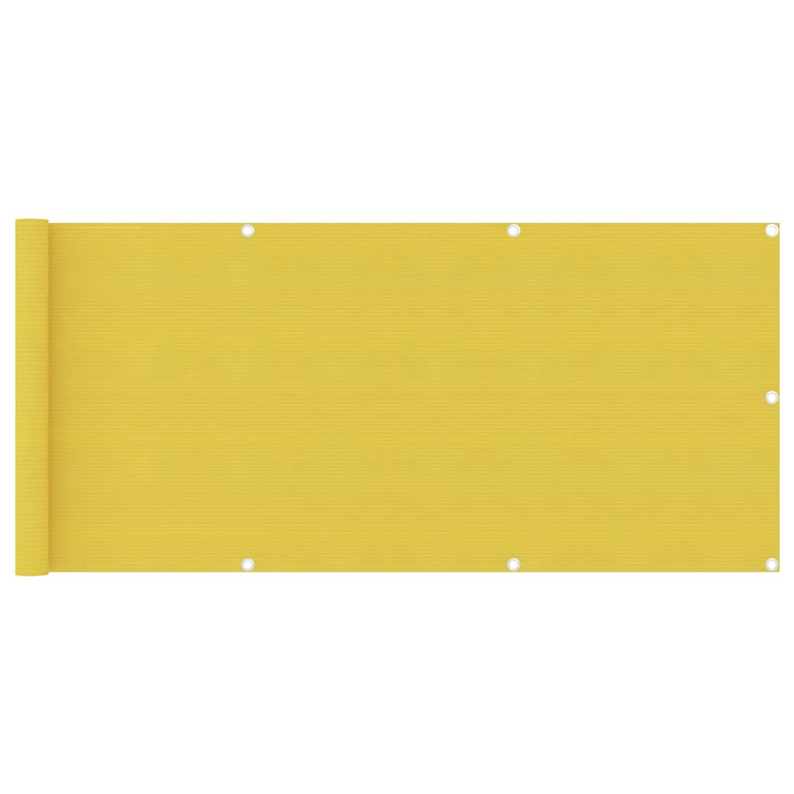 vidaXL Tela de varanda 75x500 cm PEAD cor amarelo 1