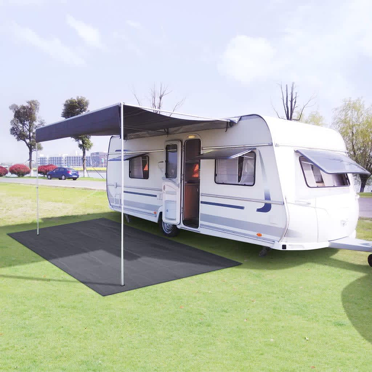 vidaXL Tapete de campismo para tenda 250x450 cm antracite 1