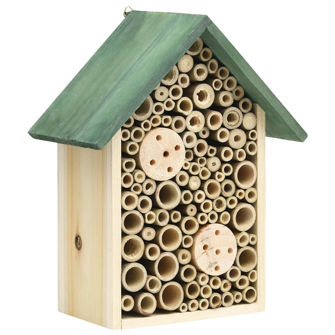 314813 vidaXL Insect Hotels 2 pcs 23x14x29 cm Solid Firwood 1