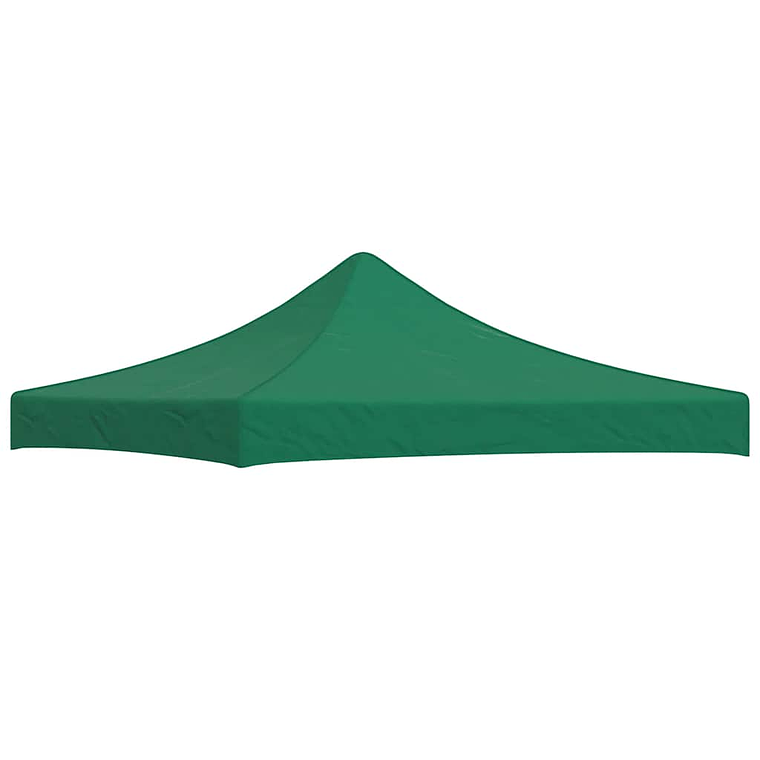 vidaXL Teto para tenda de festas 3x3 m 270 g/m² verde 1