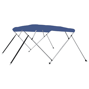 vidaXL Toldo em 4 arcos Bimini 243x210x137 cm azul