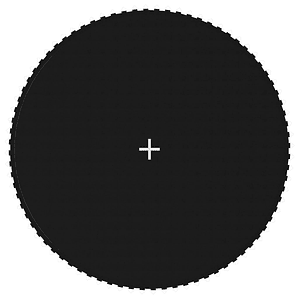 vidaXL Tapete de salto para trampolim 4,27 m redondo preto