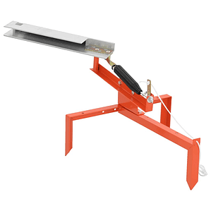 vidaXL Lançador de alvo de argila em aço