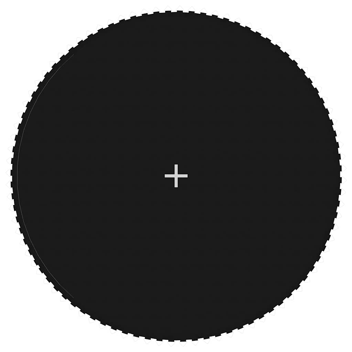 vidaXL Tapete de salto para trampolim 4,57 m redondo preto 1