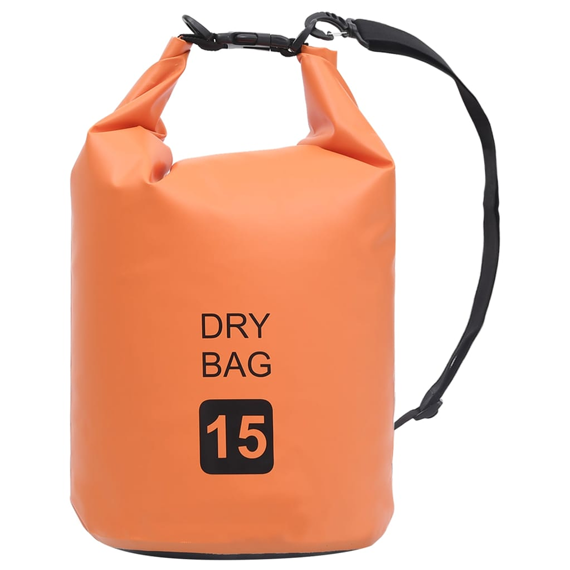 vidaXL Bolsa impermeável 15 L PVC laranja 1
