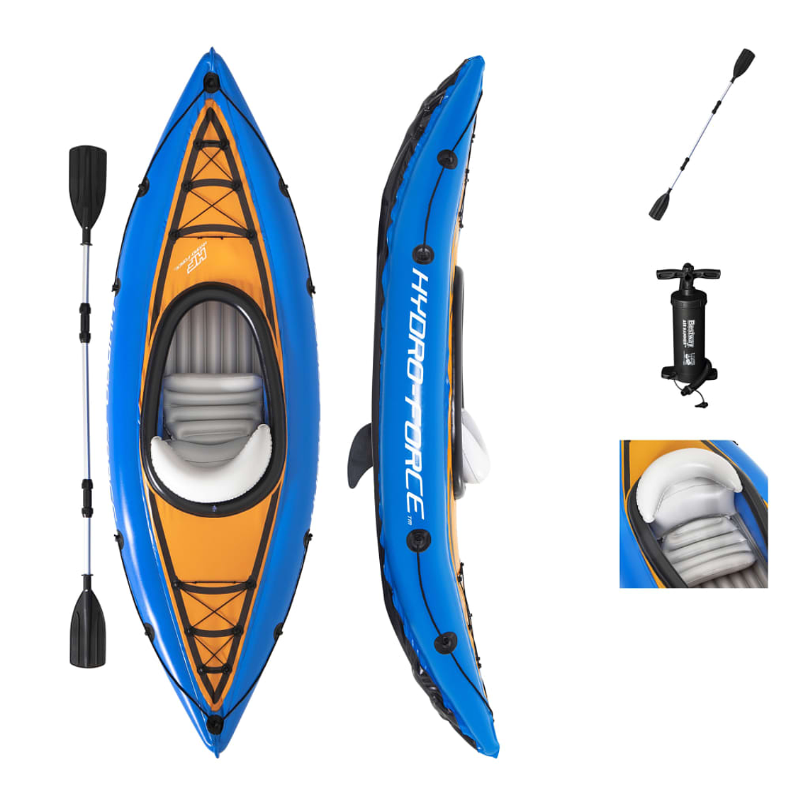 Bestway Hydro-Force Kayak insuflável para 1 pessoa 1