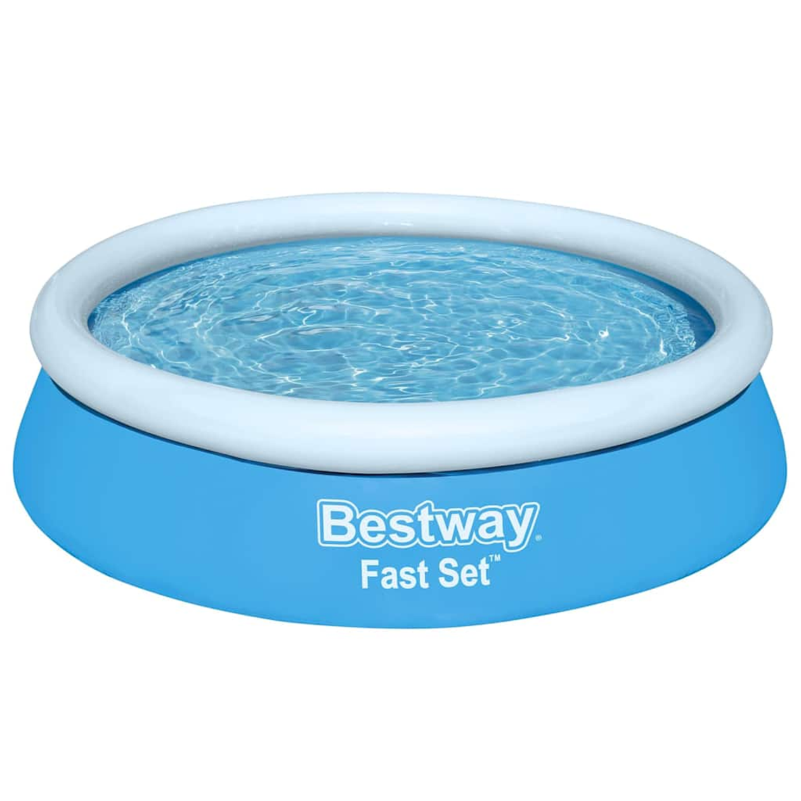 Bestway Fast Set Piscina insuflável redonda 183x51 cm azul 1