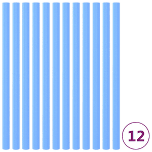 vidaXL Mangas em espuma para postes de trampolim 12 pcs 92,5 cm azul