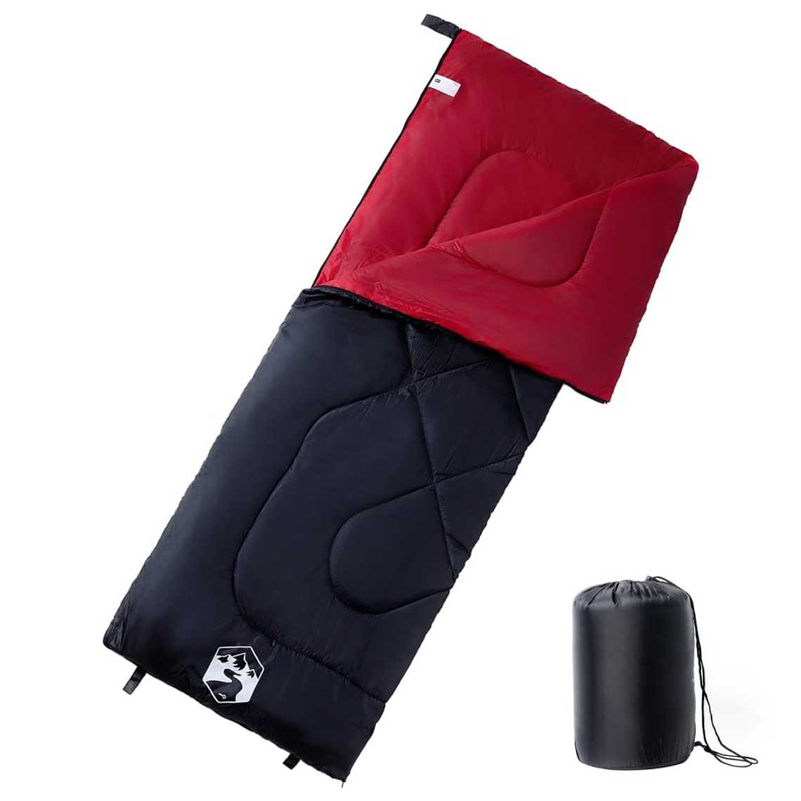 vidaXL Saco-cama de campismo para adultos 3 estações 1