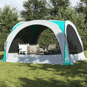 vidaXL Tenda de festas impermeável verde