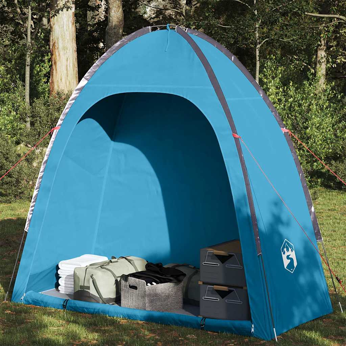 vidaXL Tenda de arrumação impermeável azul 1