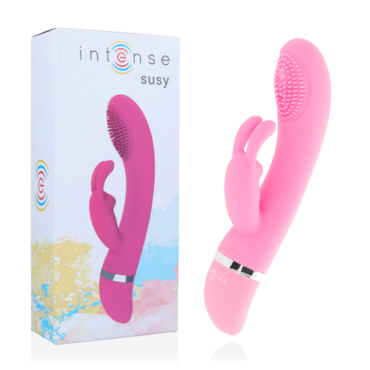 INTENSE - VIBRADOR OSCILANTE SUSY COELHO DE SILICONE ROSA 1