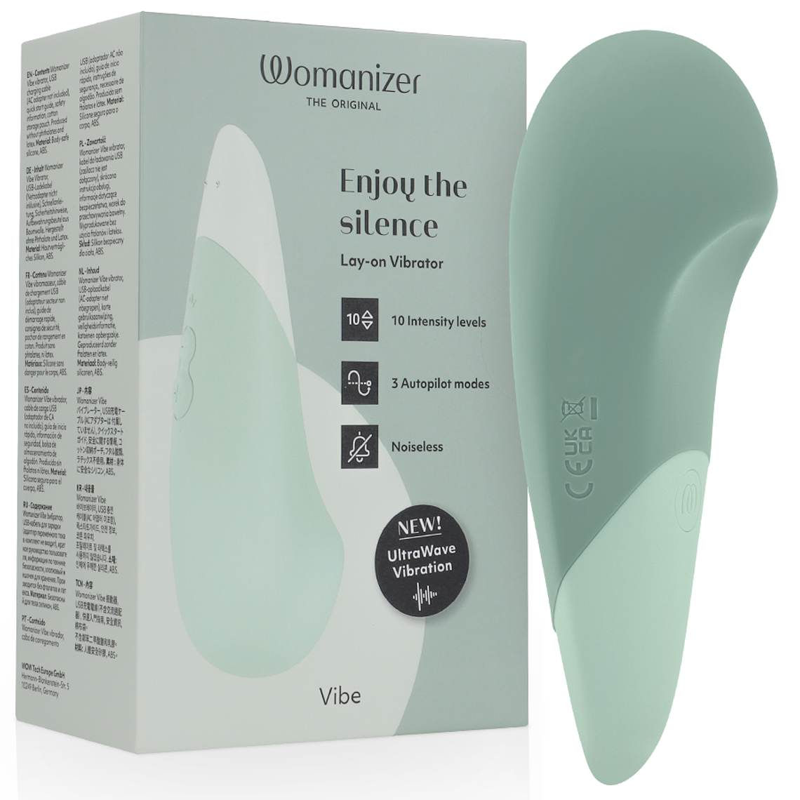 WOMANIZER - VIBE LAY-ON VIBRADOR SILENCIOSO SÁBIO 1