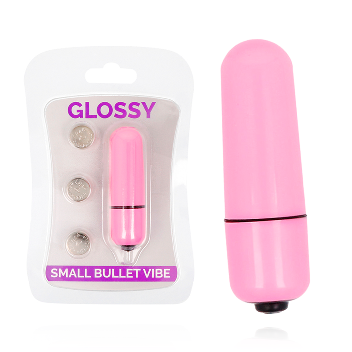GLOSSY - SMALL BULLET VIBE DEEP ROSE 1