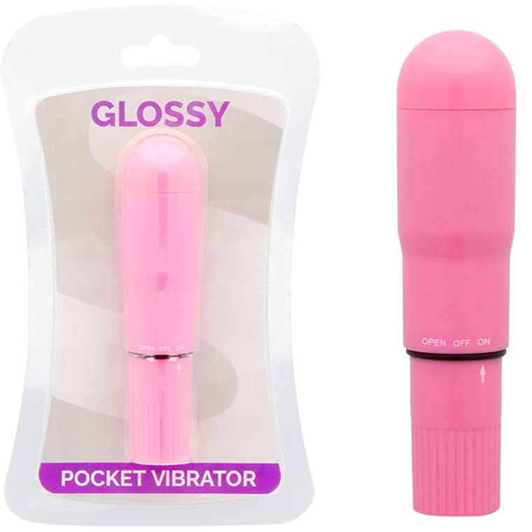 GLOSSY - VIBRADOR DE BOLSO DEEP ROSE 1