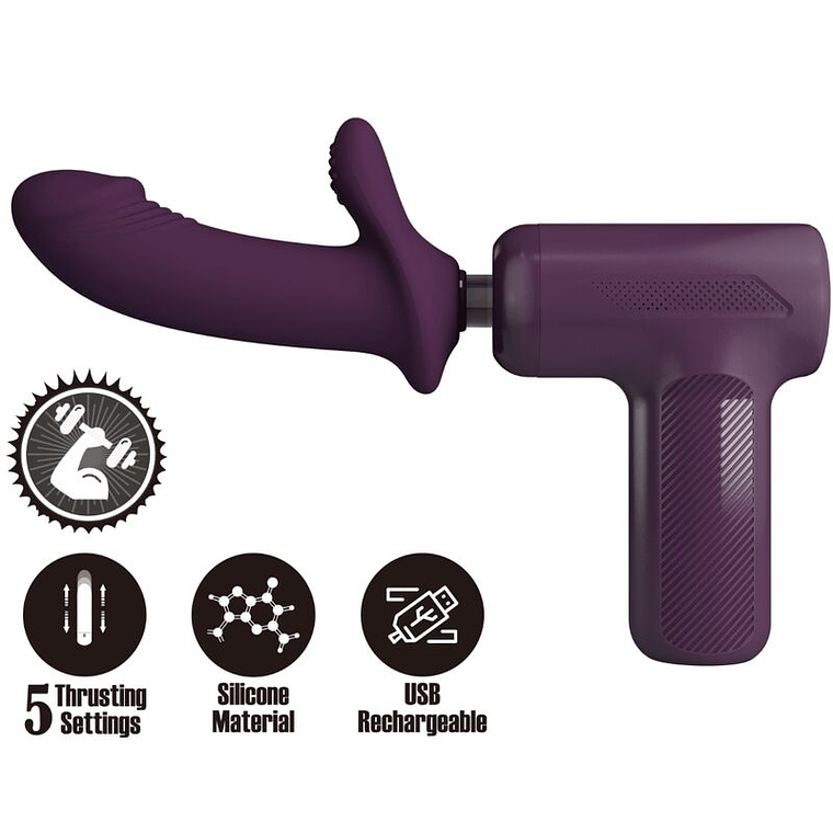 PRETTY LOVE - DJ SCHOLAR MASSAGER 5 CONFIGURAÇÕES ROXO 1