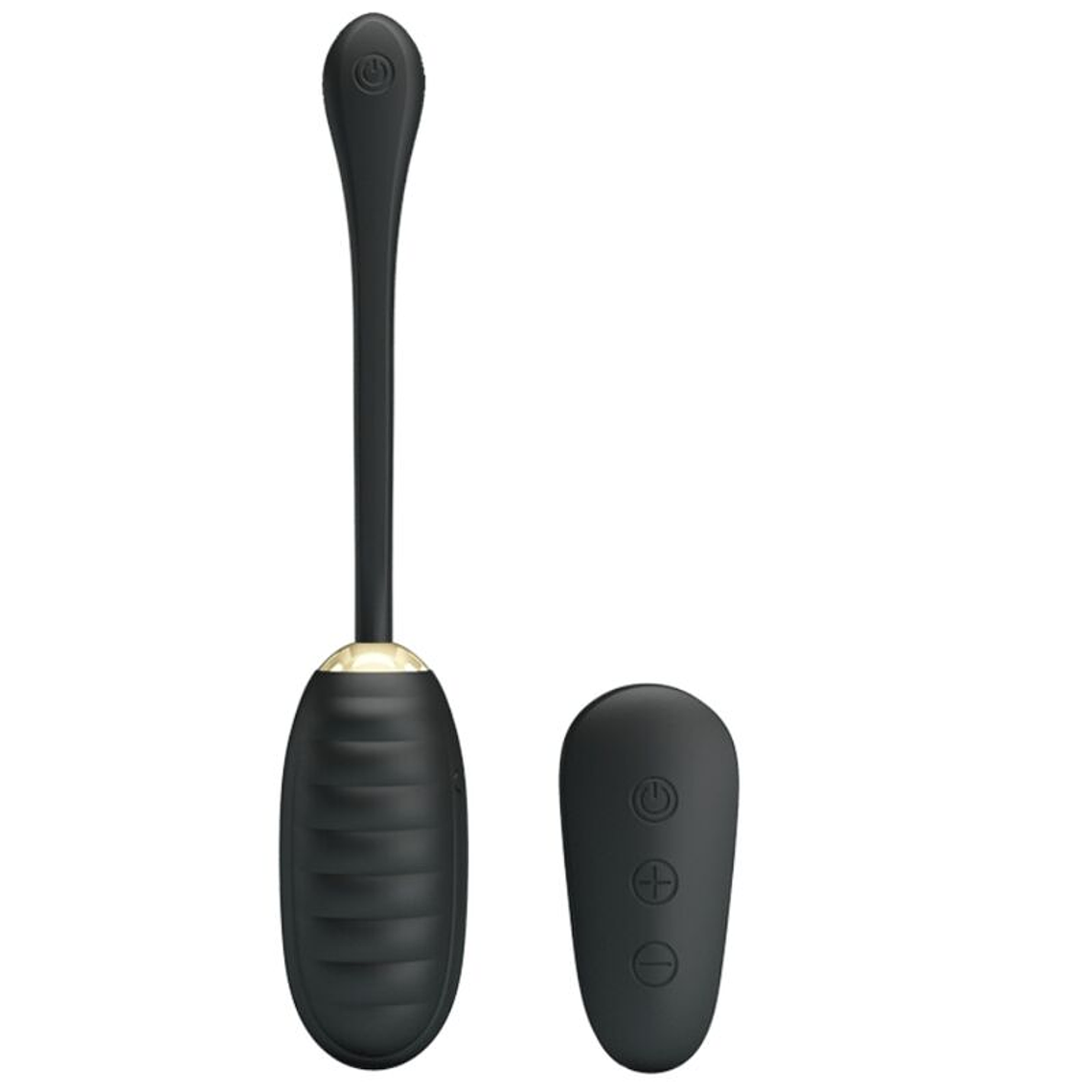 PRETTY LOVE - DOREEN LUXURY RECARREGÁVEL VIBRADOR OVO PRETO CONTROLE REMOTO 1