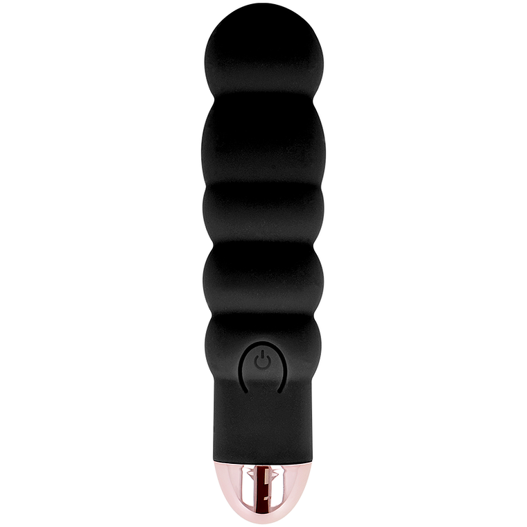 DOLCE VITA - VIBRADOR RECARREGÁVEL SEIS PRETO 7 VELOCIDADES 1