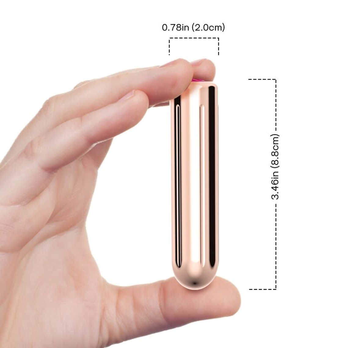 ARMONY - BALA VIBRADOR WARHEAD DOURADO 2 CM x 8.8 CM 1