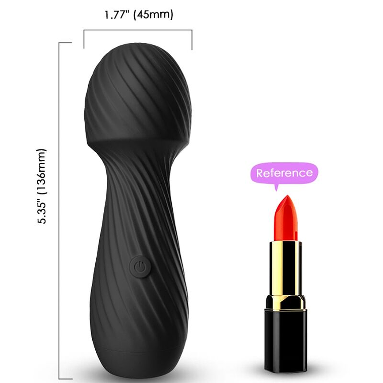 ARMONY - DAZZLE MASSAGER E VIBRADOR PEQUENO PRETO 1