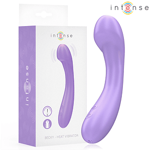 INTENSE - VIBRADOR BECKY 19 CM AQUECÍVEL 7 VIBRAÇÕES ROXO
