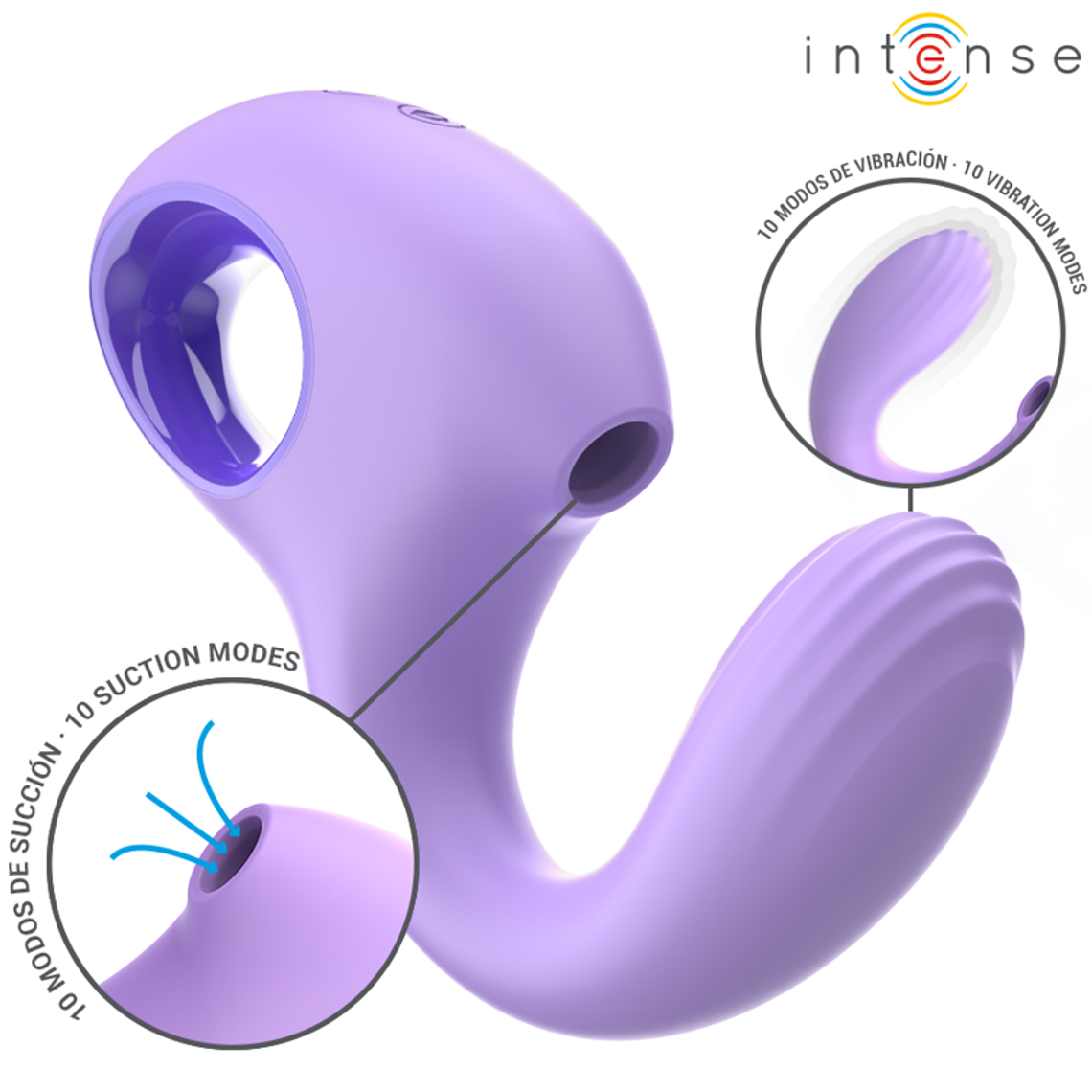 INTENSE - VIBRADOR E ESTIMULADOR BAXTER VIOLET 1