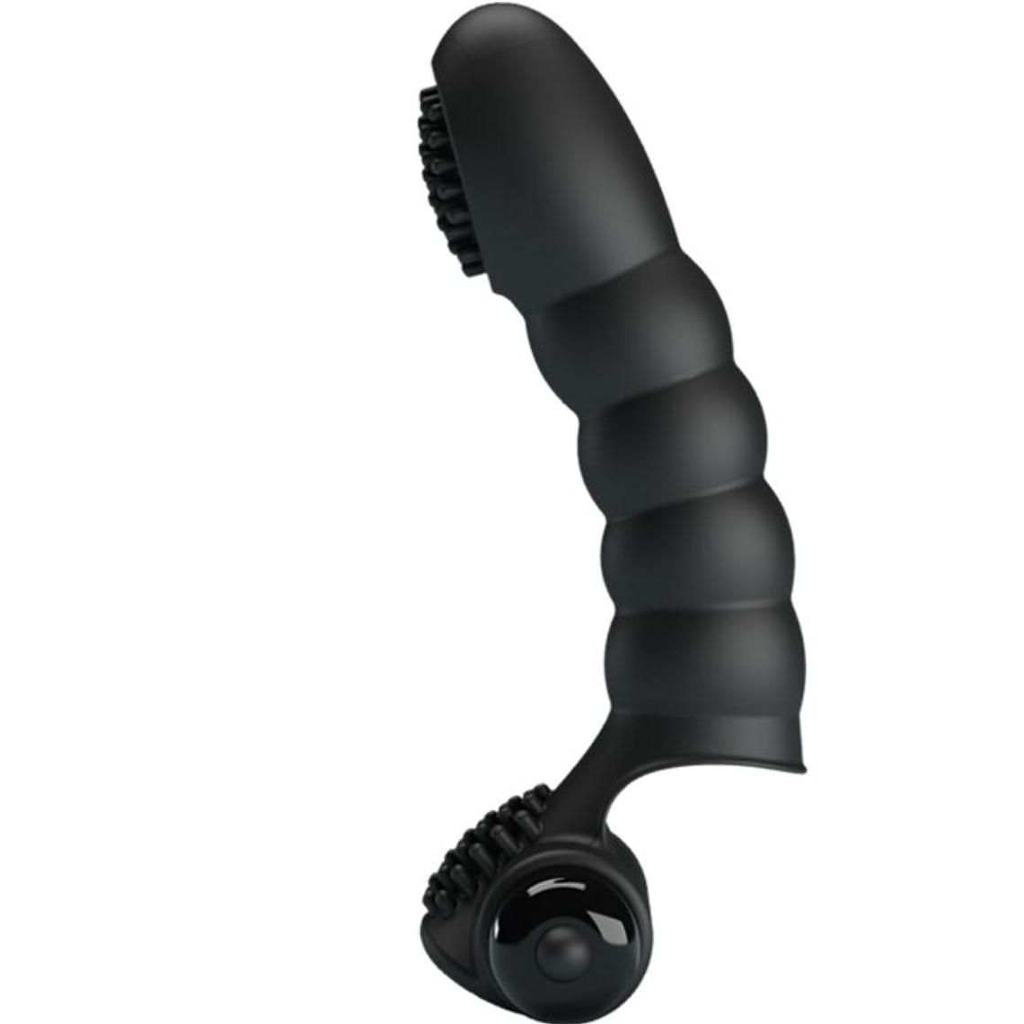 PRETTY LOVE - VIBRADOR DE DEDO ALEXANDER 10 VIBRAÇÕES PRETO 1