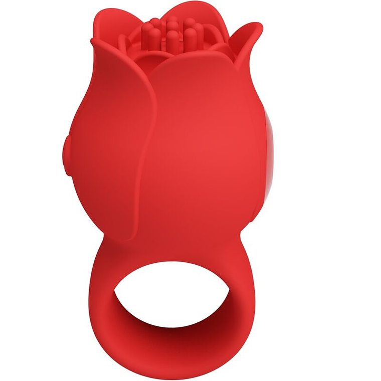 PRETTY LOVE - VIBRADOR DE DEDO EM FORMA DE JAE ROSE 10 VIBRAÇÕES VERMELHO 1