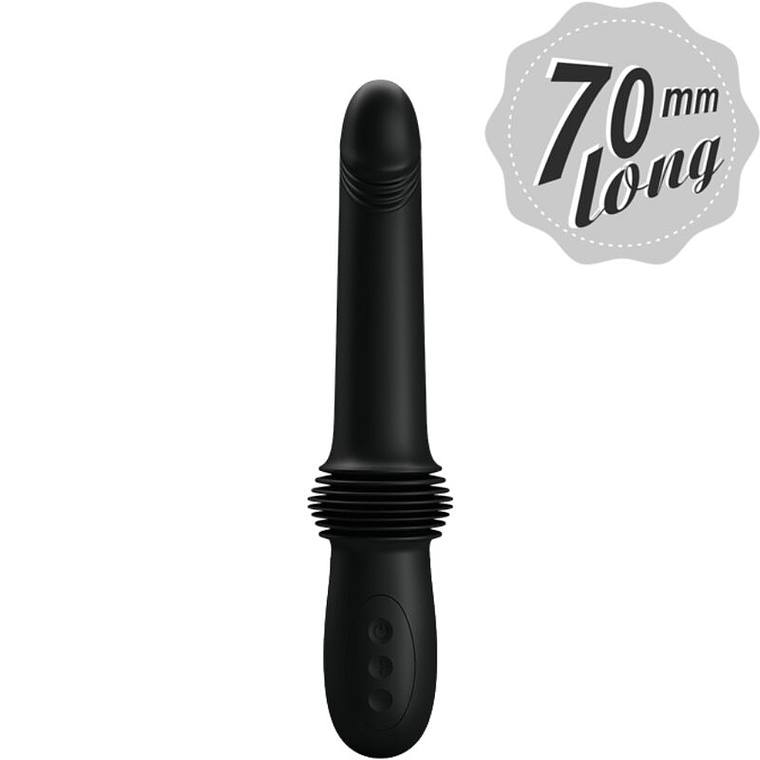 PRETTY LOVE - VIBRADOR PAZUZU 3 MODOS DE IMPULSO PRETO 1