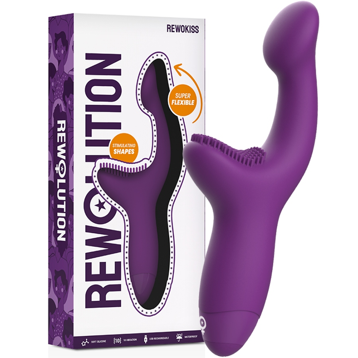 REWOLUTION - REWOKISS VIBRADOR PONTO PARA ESTIMULADOR 1