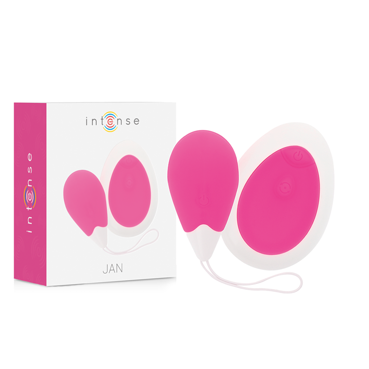INTENSE - JAN EGG VIBRADOR CONTROLE REMOTO ROSA 1