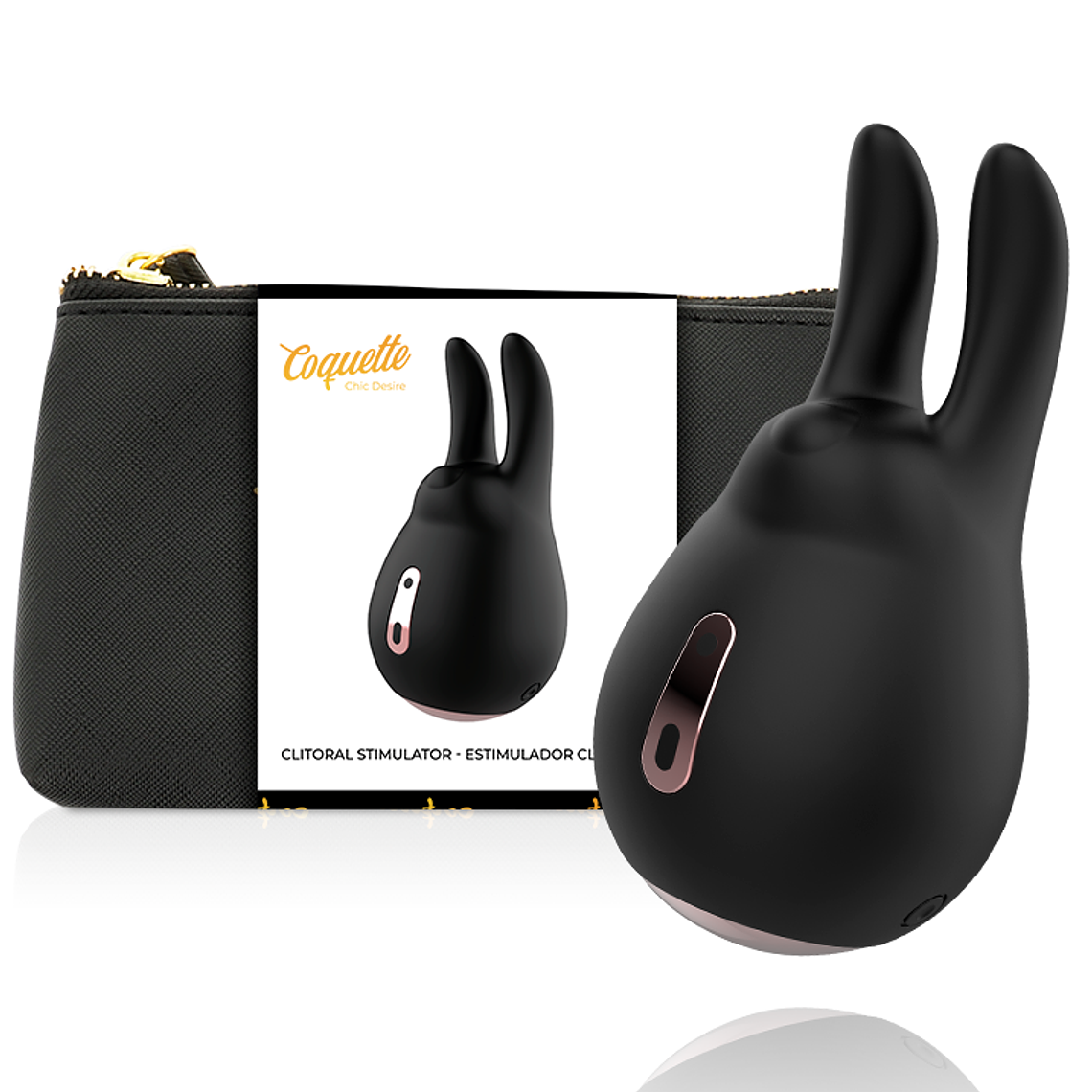 COQUETTE CHIC DESIRE - ESTIMULADOR CLITORIAL PRETO / OURO 1