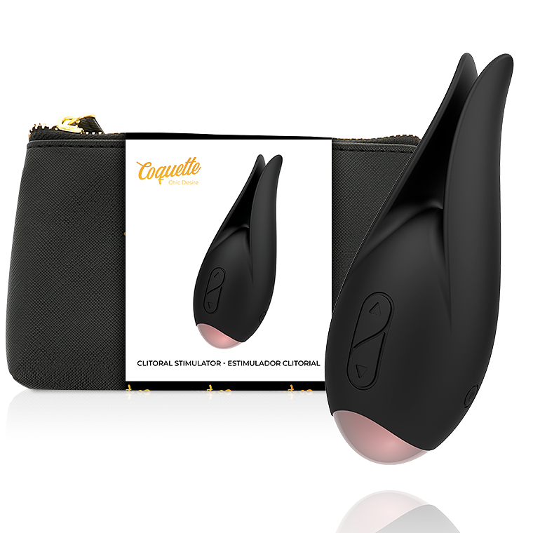 COQUETTE CHIC DESIRE - ESTIMULADOR CLITORIAL PRETO / OURO 1