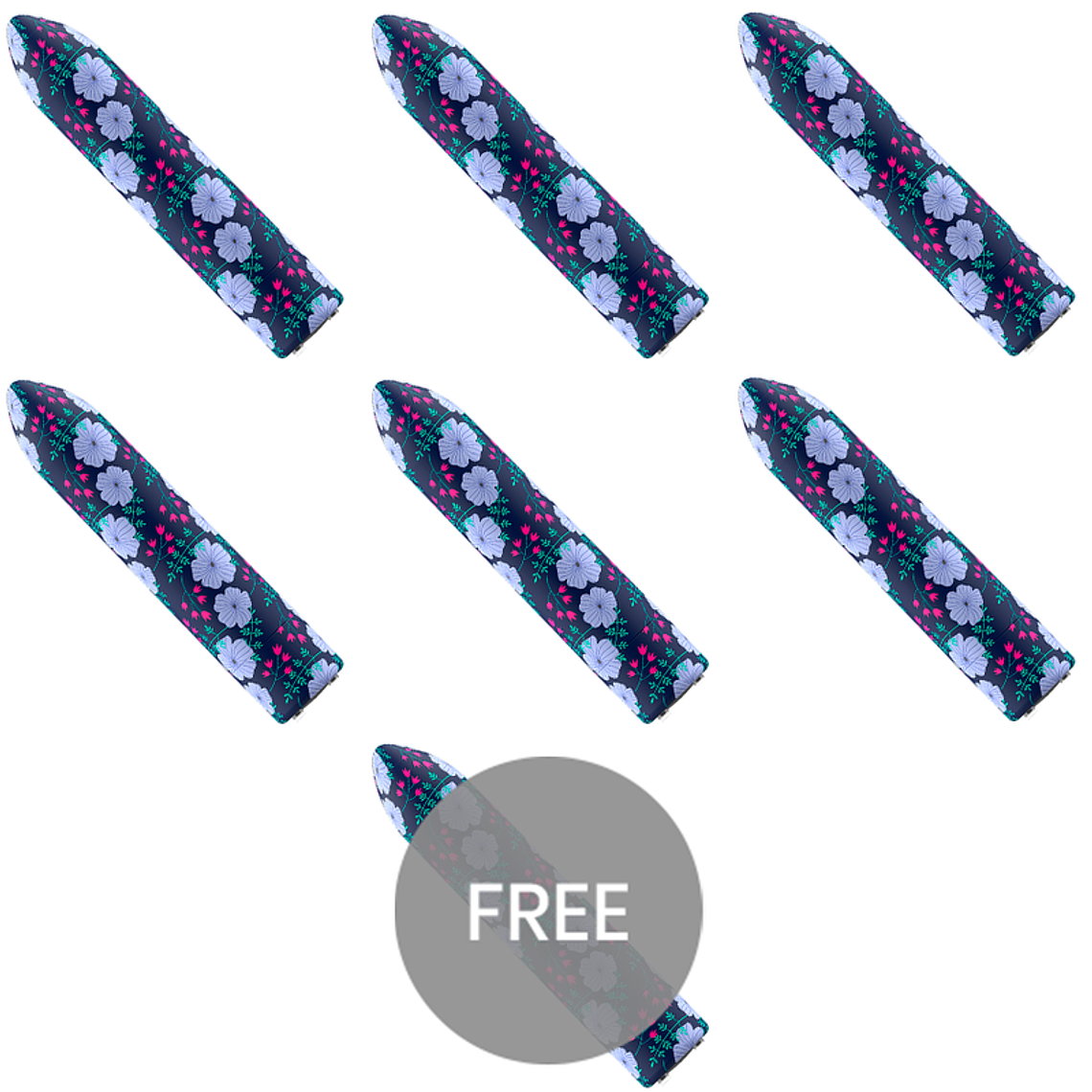 CUSTOM BULLETS - MOLA BALA MAGNÉTICA 10 INTENSIDADES 6 + 1 GRÁTIS 1