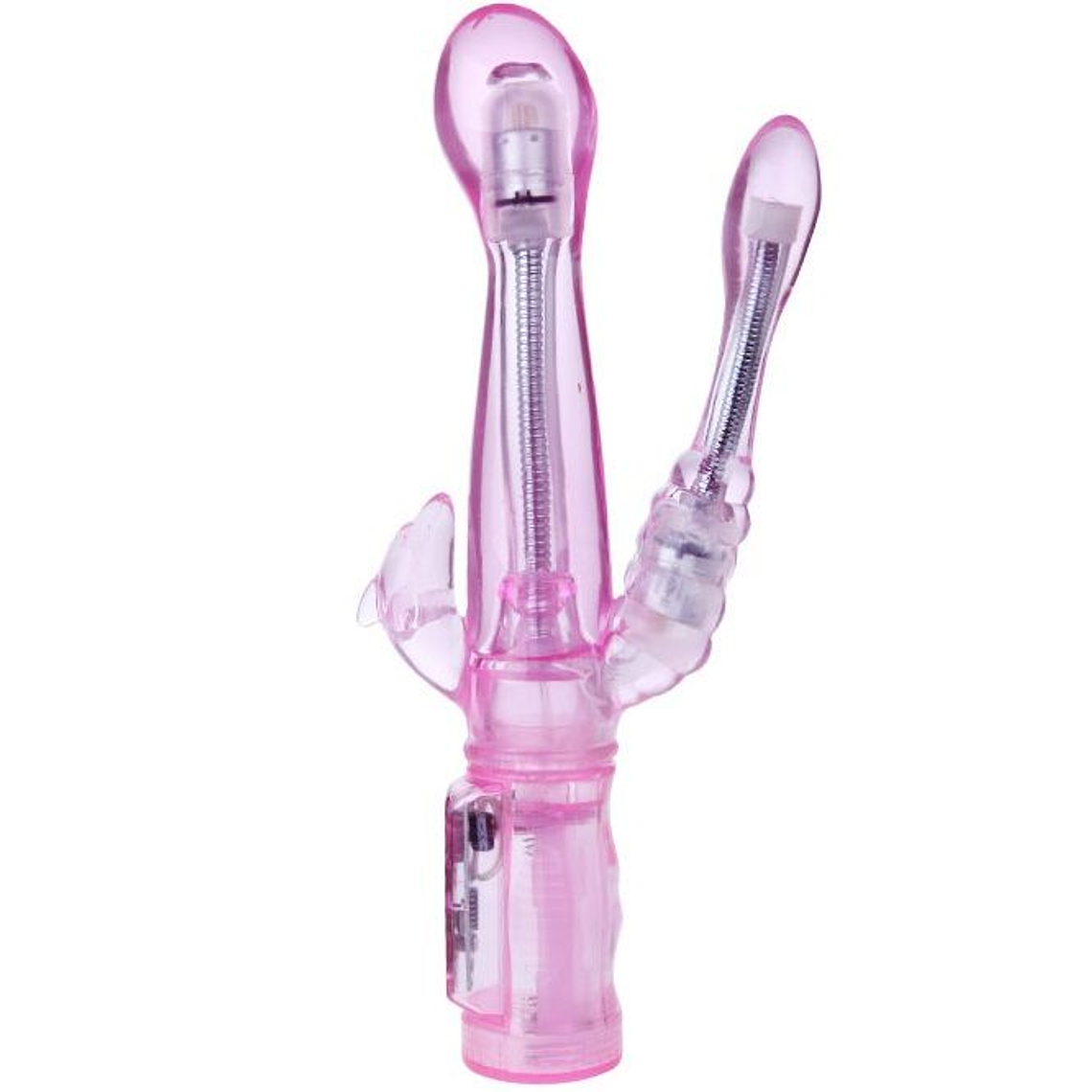 BAILE - VIBRADOR FLEXÍVEL COM ESTIMULADOR ANAL 1