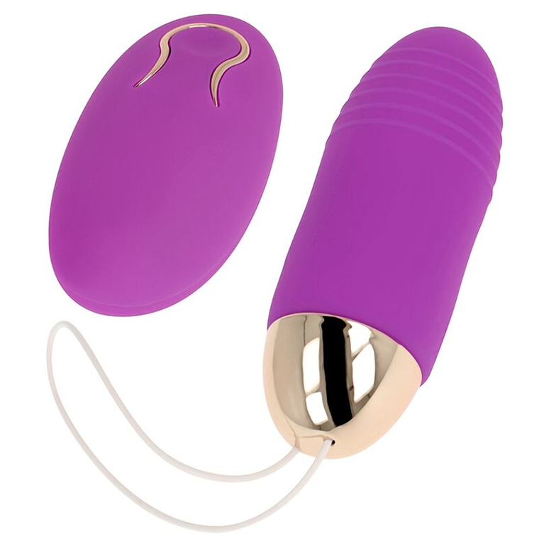 OHMAMA - OVO VIBRANTE COM CONTROLE REMOTO 10 VELOCIDADES ROXO 1