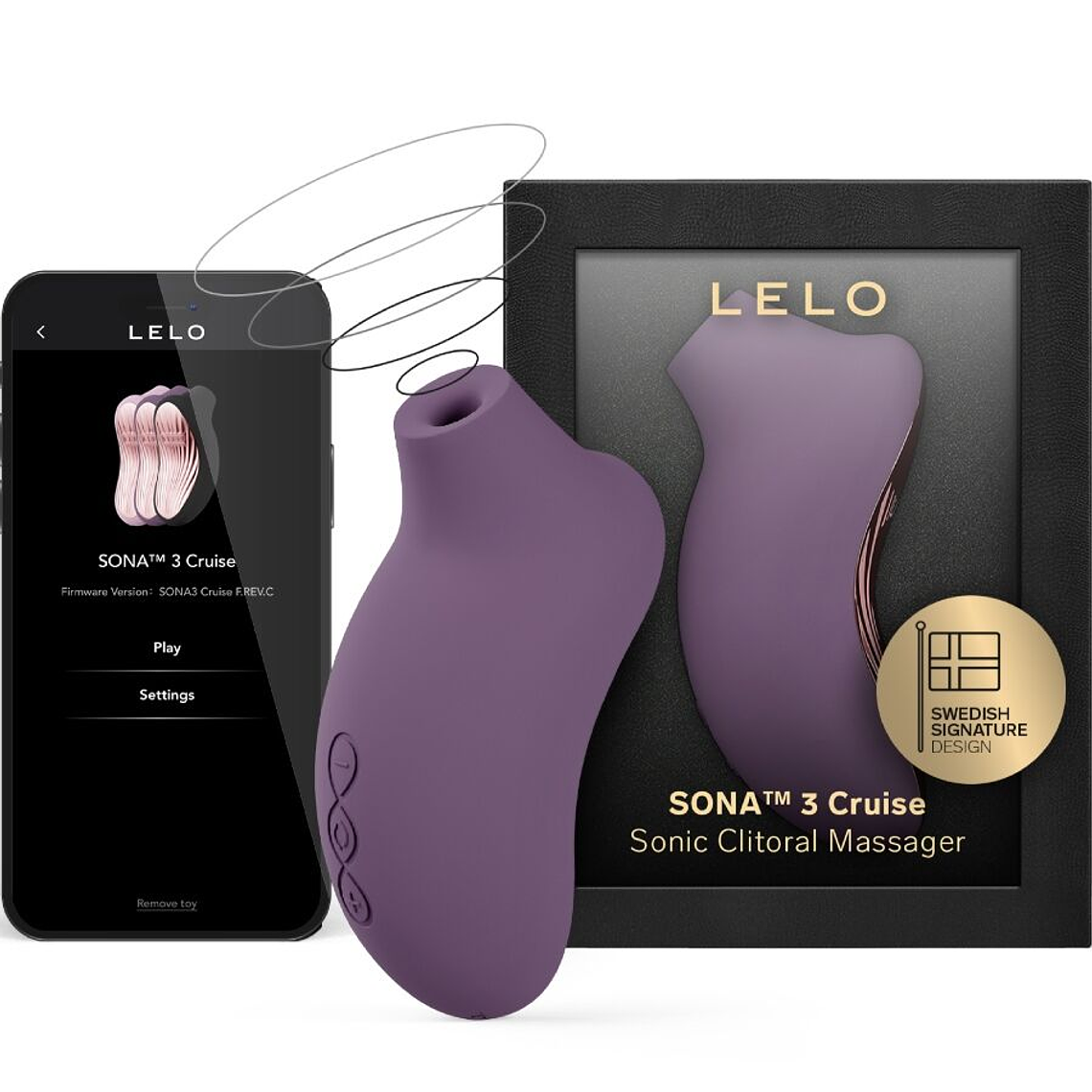 LELO - SONA 3 CRUISE SONIC MASSAGEADOR CLITÓRICO AMEIXA 1