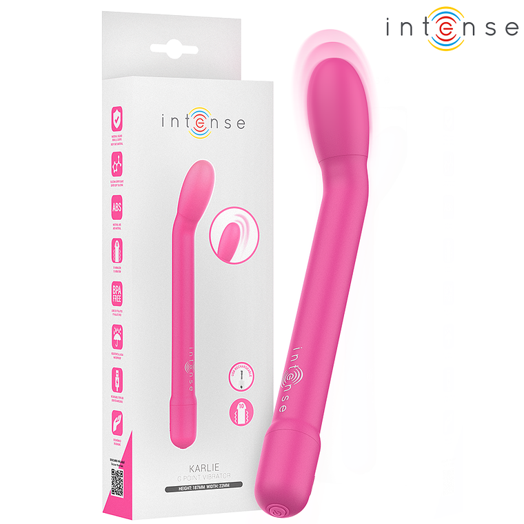 INTENSE - ESTIMULADOR DE PONTO G RECARREGÁVEL KARLIE ROSA 1