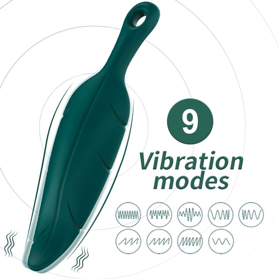ARMONY - ESTIMULADOR E VIBRADOR FOLHA VERDE 1