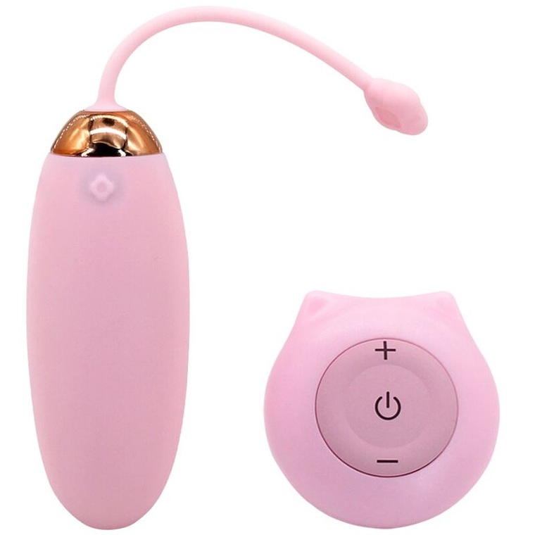 ARMONY - KITTY FUN EGG VIBRADOR CONTROLE REMOTO 10 VIBRAÇÕES ROSA 1