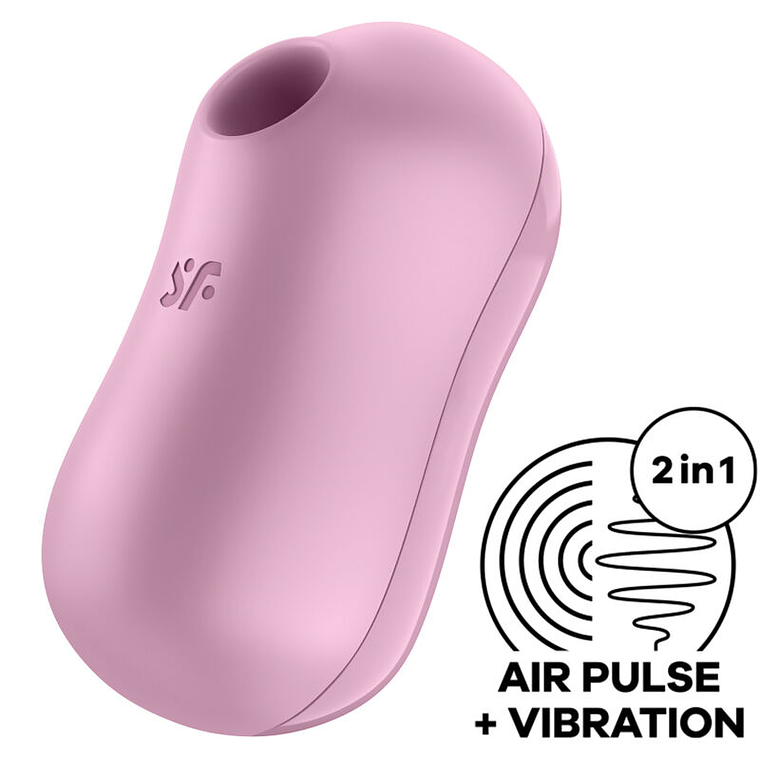 SATISFYER - ESTIMULADOR E VIBRADOR DE PULSO DE AR COTTON CANDY LILÁS 1