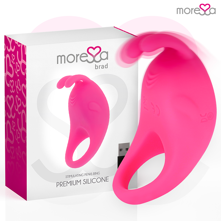 MORESSA - BRAD PREMIUM SILICONE RECARREGVEL ROSA 1