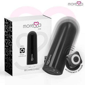 MORESSA - NIX VIBRADOR CONTROLE REMOTO PRETO