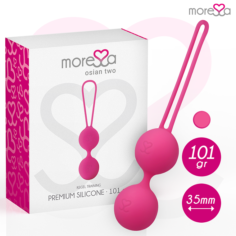 MORESSA - OSIAN DOIS SILICONE PREMIUM ROSA 1