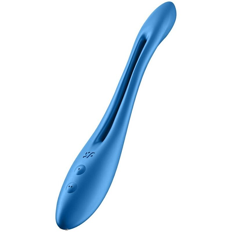 SATISFYER - MULTI VIBRADOR ELASTIC GAME AZUL 1